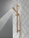 DELTA Universal Showering Components Premium Single-Setting Slide Bar Hand Shower — Lumicoat® Champagne Bronze