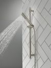 DELTA Universal Showering Components Premium Single-Setting Slide Bar Hand Shower — Lumicoat® Stainless