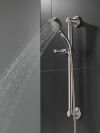 DELTA Universal Showering Components ActivTouch 9-Setting Hand Shower with Traditional Slide Bar / Grab Bar — Stainless