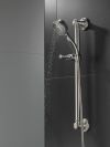 DELTA Universal Showering Components ActivTouch 9-Setting Hand Shower with Traditional Slide Bar / Grab Bar — Stainless