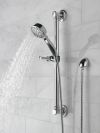 DELTA Universal Showering Components ActivTouch 9-Setting Hand Shower with Traditional Slide Bar / Grab Bar — Chrome