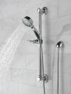 DELTA Universal Showering Components ActivTouch 9-Setting Hand Shower with Traditional Slide Bar / Grab Bar — Chrome