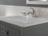 DELTA Classic Single Handle Centerset Bathroom Faucet — Stainless