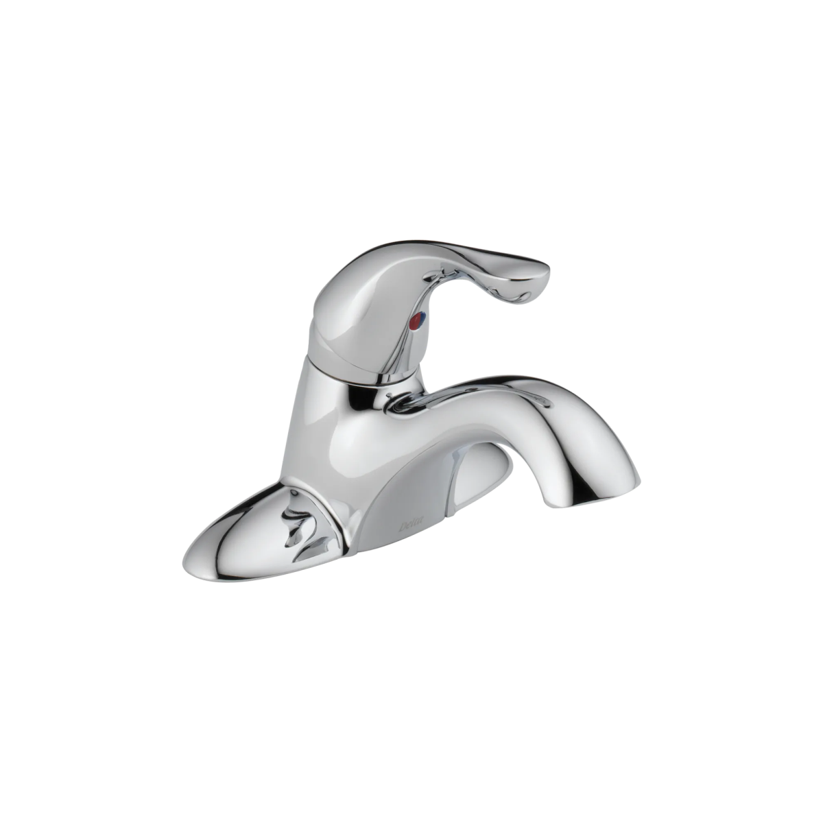 DELTA Classic Single Handle Tract-Pack Centerset Bathroom Faucet — Chrome