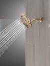 DELTA Universal Showering Components PivotPro Raincan Shower Head — Lumicoat® Champagne Bronze