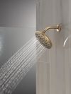 DELTA Universal Showering Components PivotPro Raincan Shower Head — Lumicoat® Champagne Bronze
