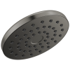 DELTA Universal Showering Components PivotPro Raincan Shower Head — Lumicoat® Black Stainless
