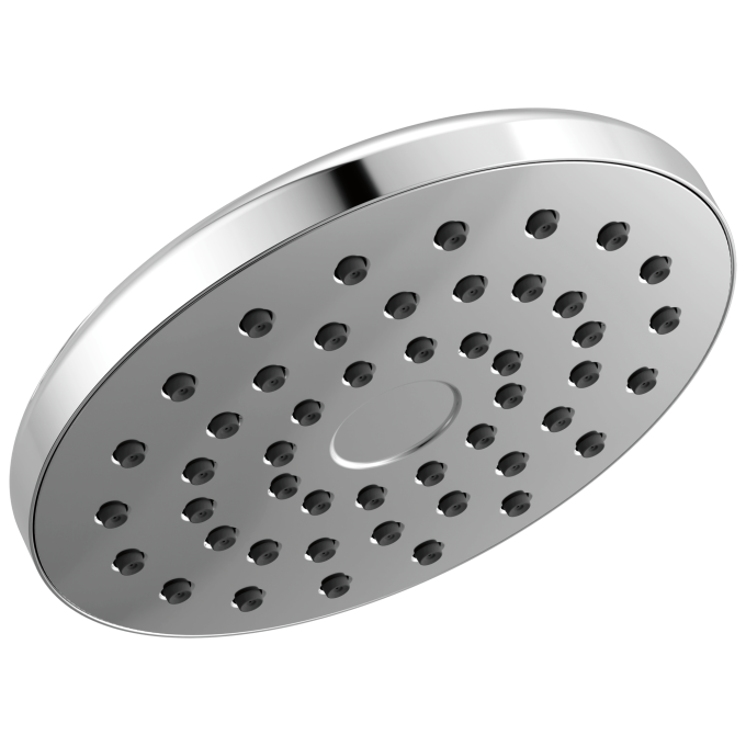 DELTA Universal Showering Components PivotPro Raincan Shower Head — Lumicoat® Chrome