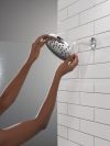 DELTA Universal Showering Components PivotPro Raincan Shower Head — Lumicoat® Chrome