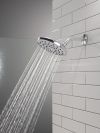 DELTA Universal Showering Components PivotPro Raincan Shower Head — Lumicoat® Chrome