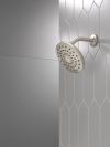 DELTA Universal Showering Components PivotPro Raincan Shower Head — Lumicoat® Stainless