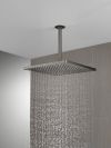 DELTA Universal Showering Components Single-Setting Metal Raincan Shower Head — Lumicoat® Black Stainless