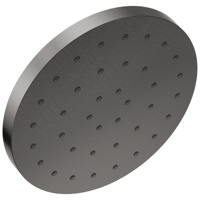 DELTA Universal Showering Components H2Okinetic Single-Setting Shower Head with Ultrasoak — Lumicoat® Black Stainless