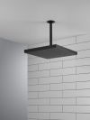 DELTA Universal Showering Components H2Okinetic Single Setting Shower Head with Ultrasoak — Matte Black