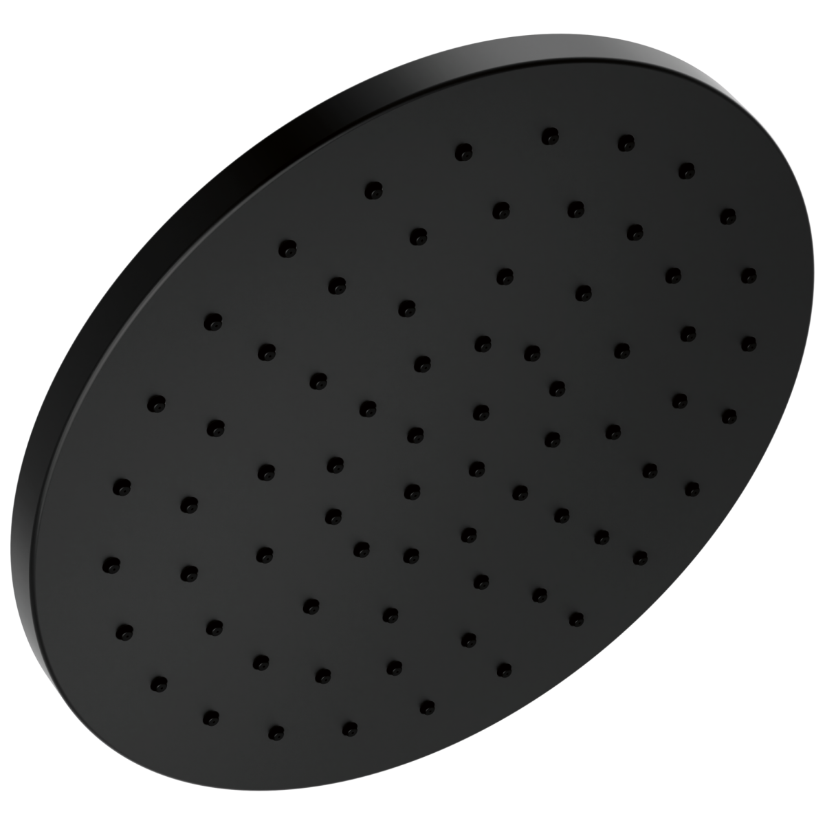 DELTA Universal Showering Components 10" Single-Function Raincan Shower Head — Matte Black
