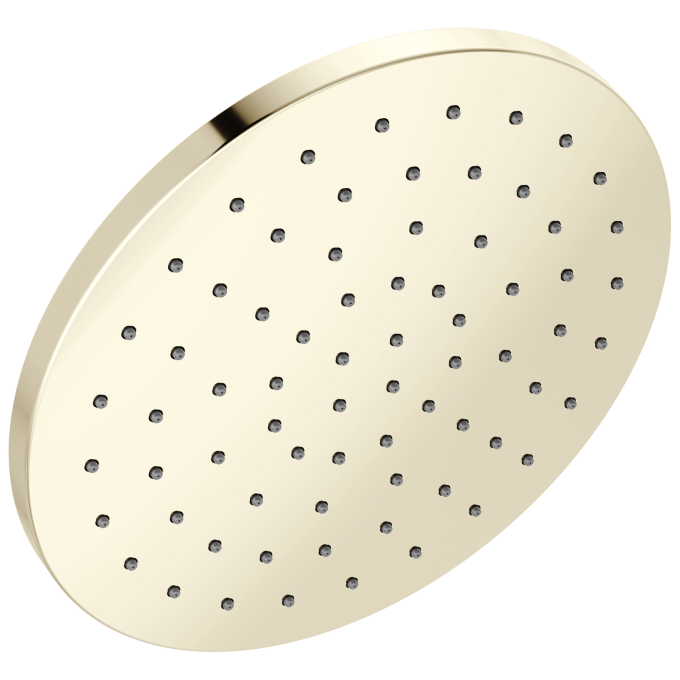 DELTA Universal Showering Components 10" Single-Function Raincan Shower Head — Lumicoat® Polished Nickel