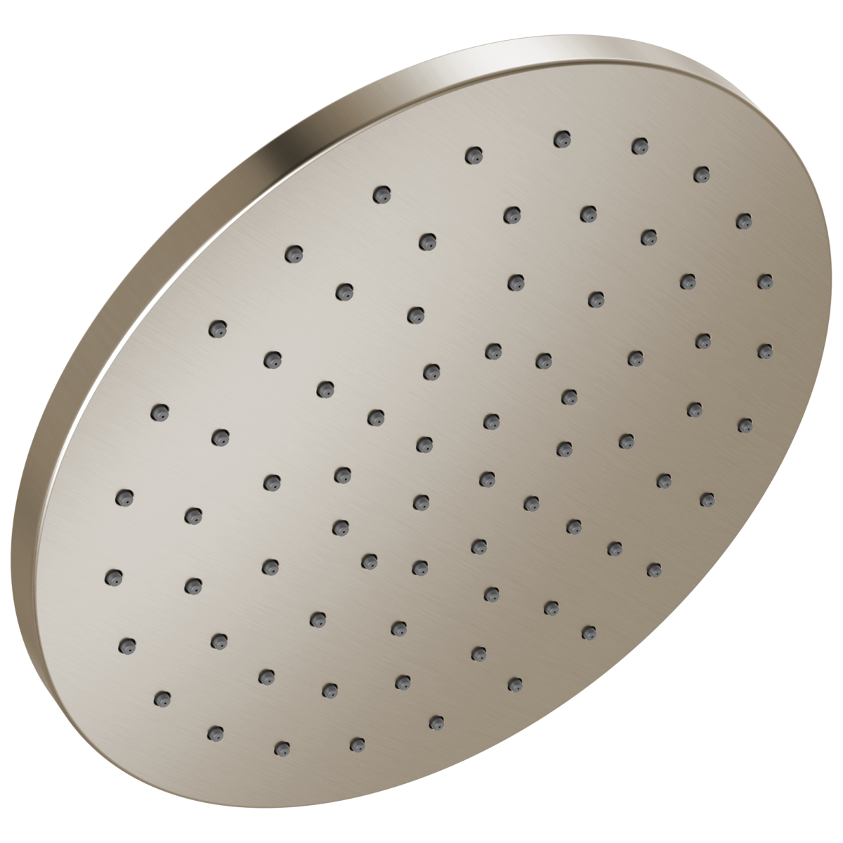 DELTA Universal Showering Components 10" Single-Function Raincan Shower Head — Lumicoat® Stainless