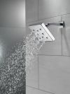 DELTA Universal Showering Components H2OKINETIC Single-Setting Metal Raincan Shower Head — Chrome