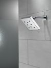 DELTA Universal Showering Components H2OKINETIC Single-Setting Metal Raincan Shower Head — Chrome