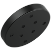 DELTA Universal Showering Components H2OKINETIC Single-Setting Metal Raincan Shower Head — Matte Black