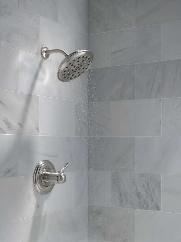 DELTA Universal Showering Components Ultrasoak 4-Setting Shower Head — Stainless