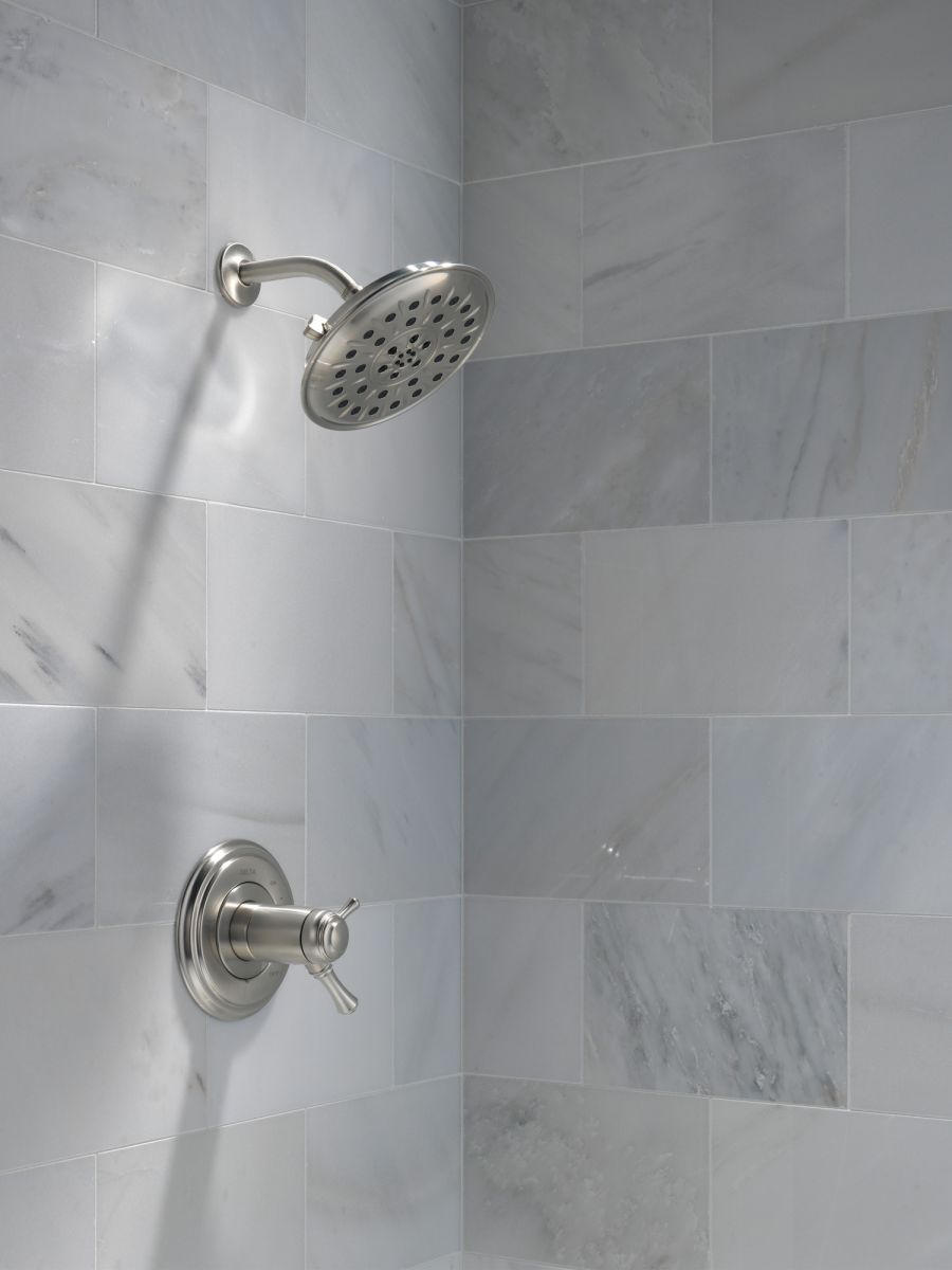 DELTA Universal Showering Components Ultrasoak 4-Setting Shower Head — Stainless