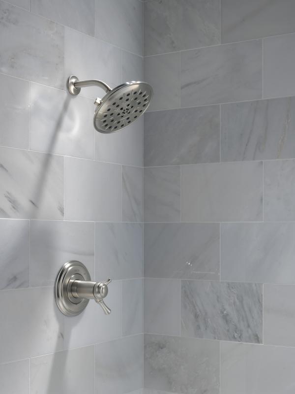 DELTA Universal Showering Components Ultrasoak 4-Setting Shower Head — Stainless