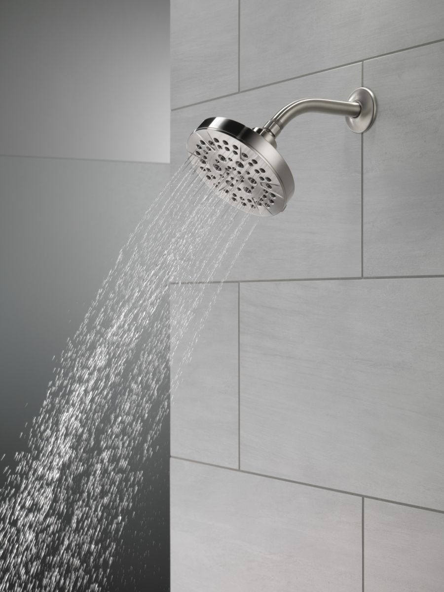 DELTA Universal Showering Components 5-Setting Showerhead — Stainless