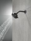 DELTA Universal Showering Components H2OKINETIC 5-Setting Contemporary Shower Head — Matte Black
