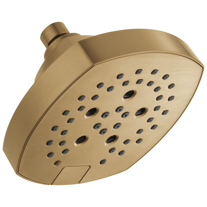 DELTA Universal Showering Components H2OKINETIC 5-Setting  Shower Head — Champagne Bronze