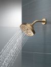 DELTA Universal Showering Components H2OKINETIC 5-Setting  Shower Head — Champagne Bronze