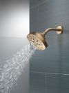 DELTA Universal Showering Components H2OKINETIC 5-Setting  Shower Head — Champagne Bronze