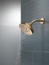 DELTA Universal Showering Components H2OKINETIC 5-Setting  Shower Head — Champagne Bronze