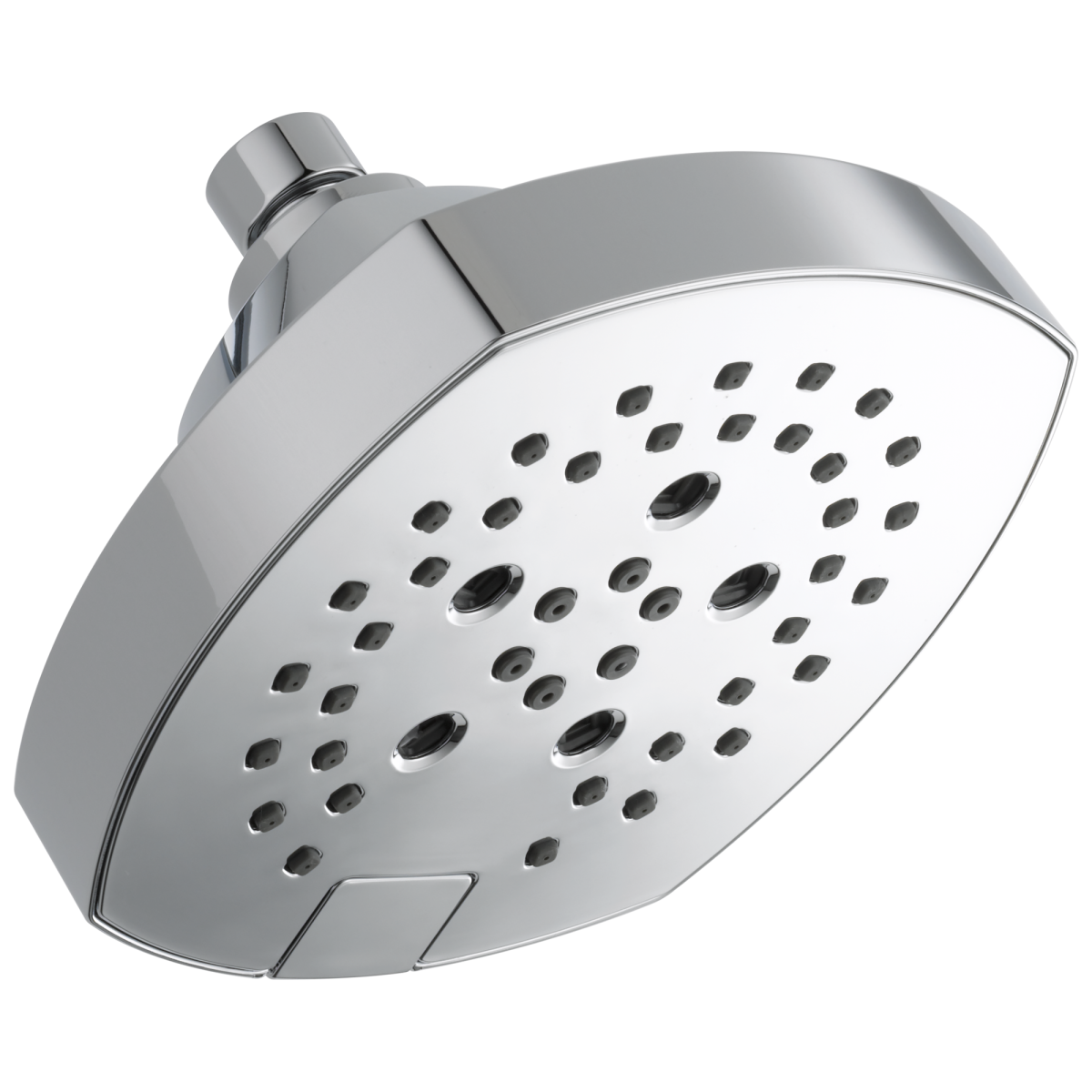 DELTA Universal Showering Components H2OKINETIC 5-Setting  Shower Head — Lumicoat® Chrome