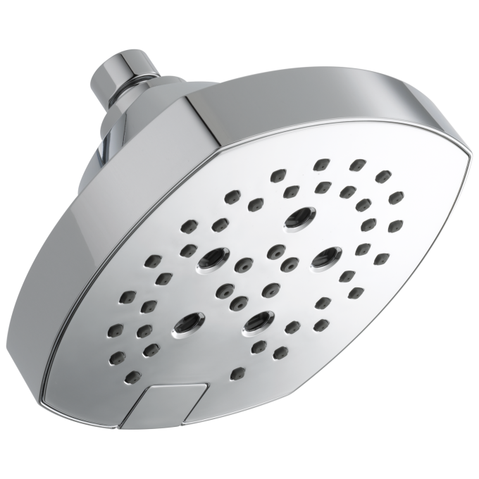 DELTA Universal Showering Components H2OKINETIC 5-Setting  Shower Head — Lumicoat® Chrome
