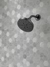 DELTA Universal Showering Components H2OKINETIC 5-Setting Contemporary Raincan Shower Head — Matte Black