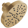 DELTA Universal Showering Components H2OKINETIC 5-Setting Contemporary Raincan Shower Head — Lumicoat® Champagne Bronze