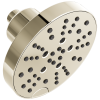 DELTA Universal Showering Components H2OKINETIC 5-Setting Contemporary Raincan Shower Head — Lumicoat® Polished Nickel