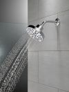 DELTA Universal Showering Components H2OKINETIC 5-Setting Contemporary Raincan Shower Head — Lumicoat® Chrome