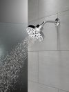 DELTA Universal Showering Components H2OKINETIC 5-Setting Contemporary Raincan Shower Head — Lumicoat® Chrome