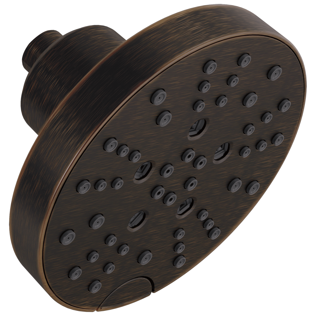 DELTA Universal Showering Components H2OKINETIC 5-Setting Contemporary Raincan Shower Head — Venetian Bronze