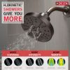DELTA Universal Showering Components H2OKINETIC 5-Setting Contemporary Raincan Shower Head — Venetian Bronze