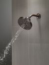 DELTA Universal Showering Components H2OKINETIC 5-Setting Contemporary Raincan Shower Head — Venetian Bronze