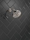 DELTA Universal Showering Components H2OKINETIC 5-Setting Contemporary Raincan Shower Head — Lumicoat® Stainless