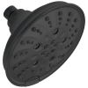 DELTA Universal Showering Components H2OKINETIC 5-Setting Traditional Raincan Shower Head — Matte Black