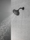 DELTA Universal Showering Components H2OKINETIC 5-Setting Traditional Raincan Shower Head — Matte Black