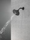 DELTA Universal Showering Components H2OKINETIC 5-Setting Traditional Raincan Shower Head — Matte Black