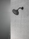DELTA Universal Showering Components H2OKINETIC 5-Setting Traditional Raincan Shower Head — Matte Black