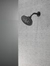 DELTA Universal Showering Components H2OKINETIC 5-Setting Traditional Raincan Shower Head — Matte Black