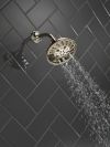DELTA Universal Showering Components H2OKINETIC 5-Setting Traditional Raincan Shower Head — Lumicoat® Polished Nickel